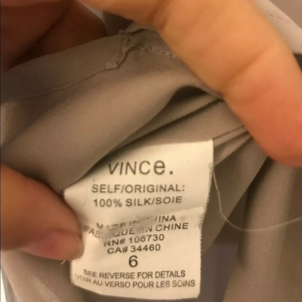 Vince Silk Blouse - Picture 7 of 7